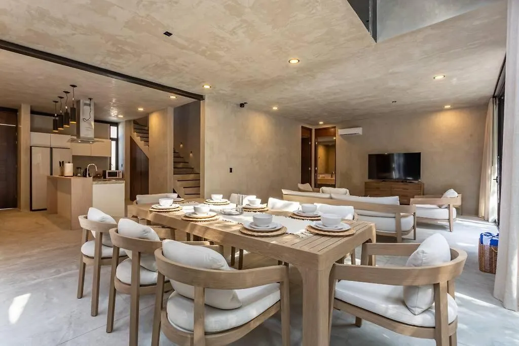 Villa De Lujo 5 Hab, Aldea Zama, Seguridad 툴룸