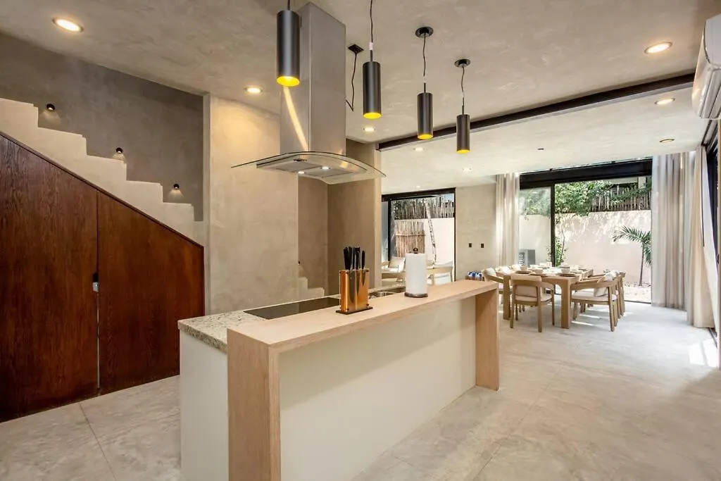 Villa De Lujo 5 Hab, Aldea Zama, Seguridad 툴룸